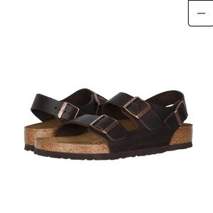 Birkenstock Milano Oiled Leather Arizona Footbed Size 44
